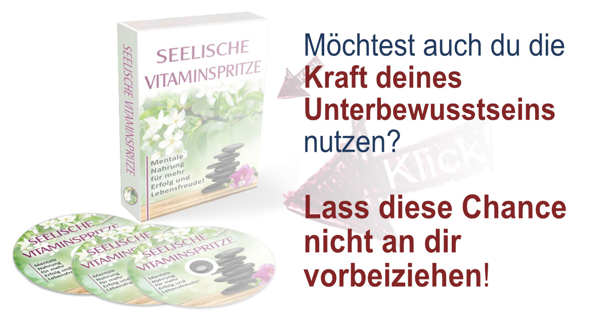 Onlinetraining: Seelische Vitaminspritze- Mentale Nahrung für mehr Erfolg und Lebensfreude